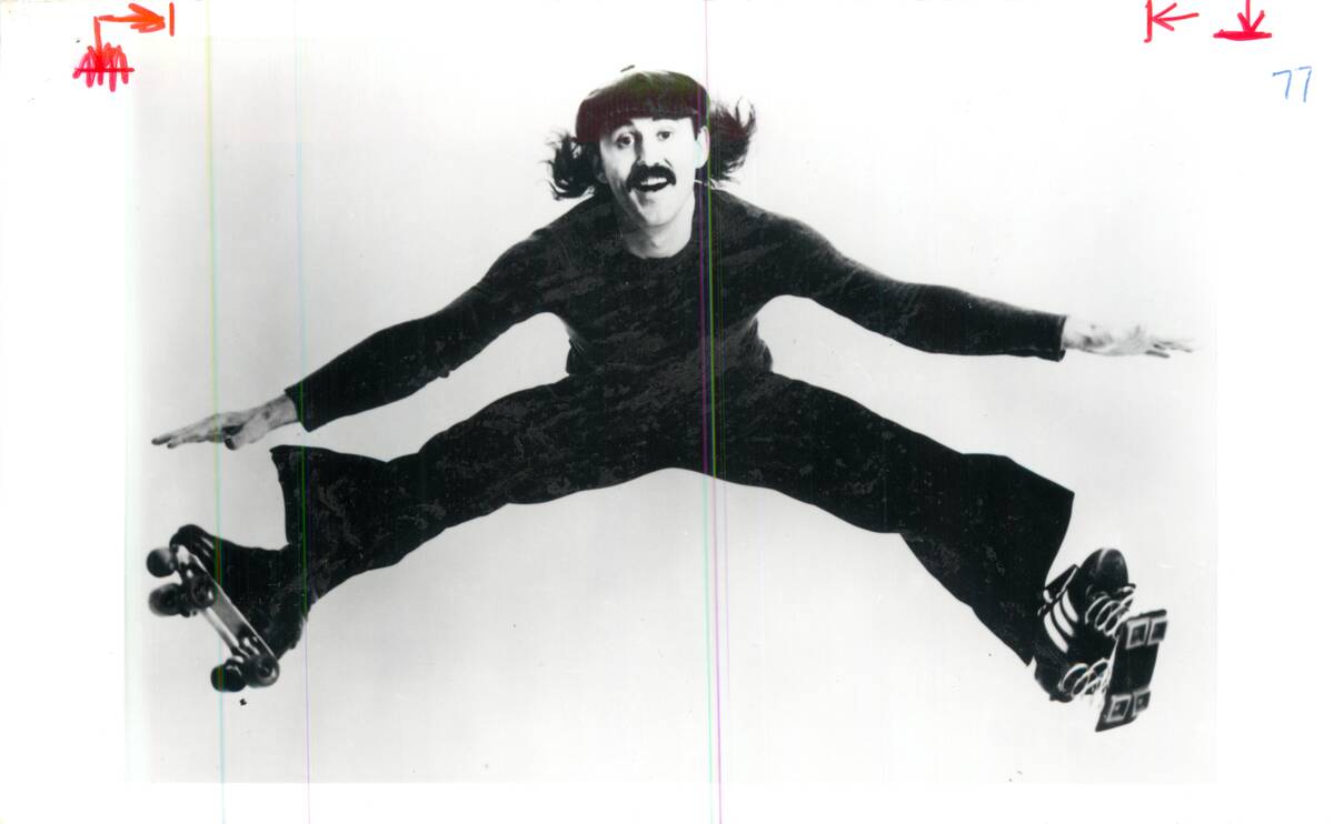 A promotional photo of famed comic Gallagher from January 1994. (Review-Journal file)