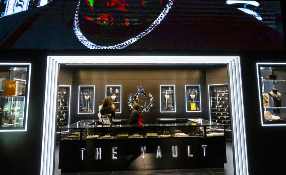 The Vault, where Culture Kings' luxury accessories are displayed, is shown at Culture Kings at ...