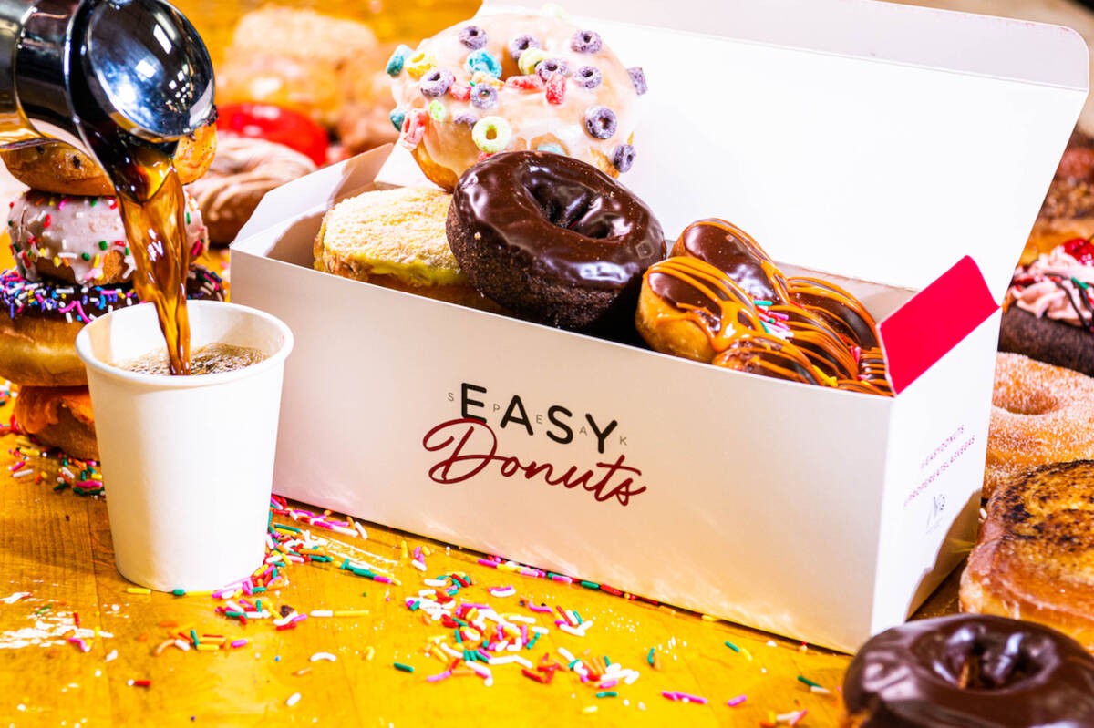 Coffee and Doughnuts from Easy Donuts, a concept just announced for Proper Eats, the global foo ...