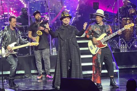 Boy George and Culture Club are shown at Encore Theater at Wynn Las Vegas on Saturday, June 5, ...