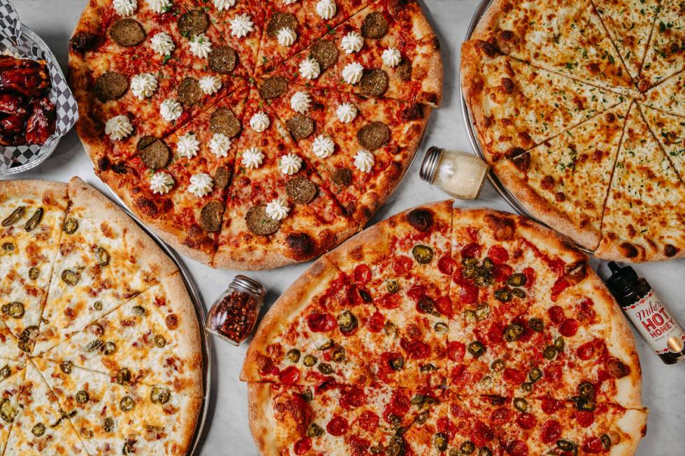 The newest Bonnano's New York Pizza Kitchen location on Hualapai Way is donating pies to local ...