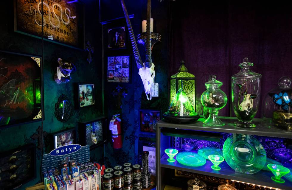 Items on display at Cemetery Pulp, a shop of oddities, comics and more, on Thursday, Nov. 17, 2 ...