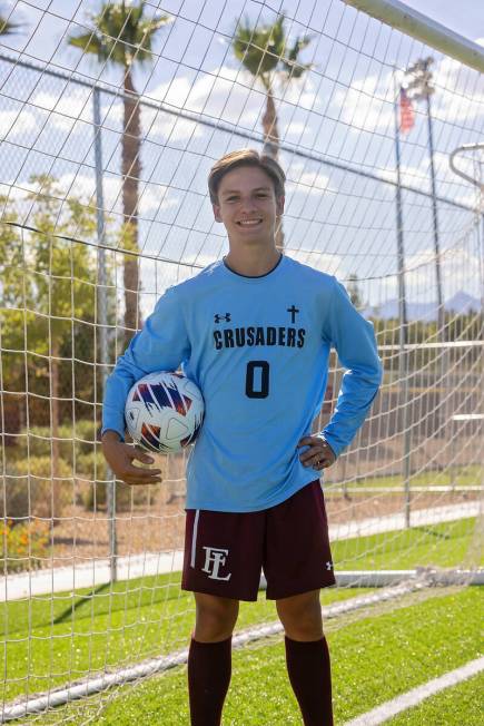 Faith Lutheran's Logan Hesselgesser is a member of the Nevada Preps All-Southern Nevada boys so ...