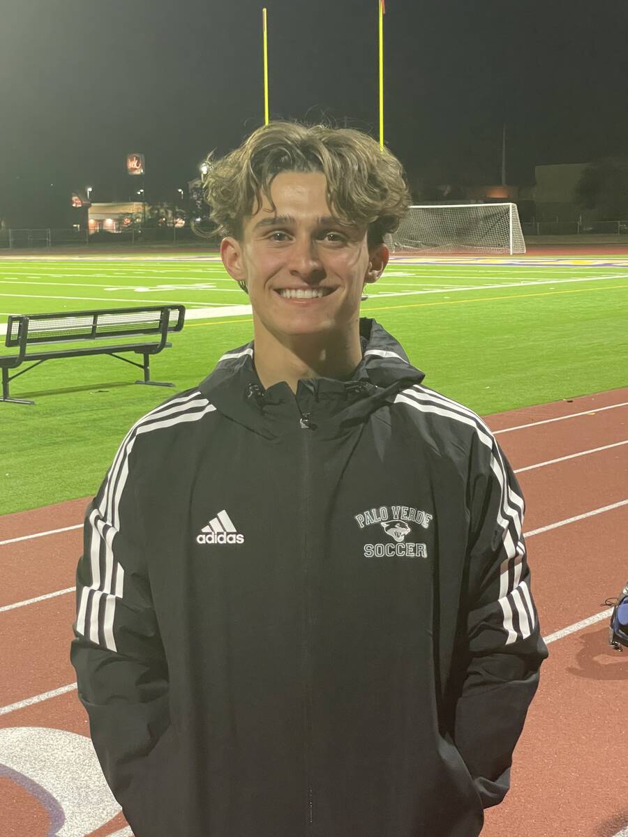 Palo Verde's Matthew Vogel is a member of the Nevada Preps All-Southern Nevada boys soccer team.