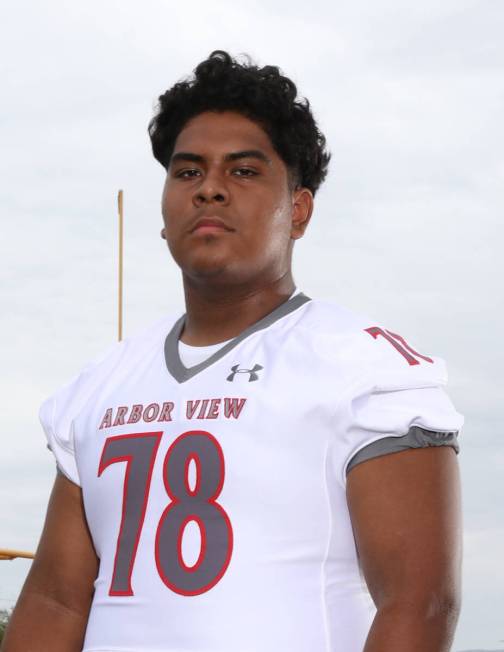 Arbor View's Alex Gallardo is a member of the Nevada Preps All-Southern Nevada football team.