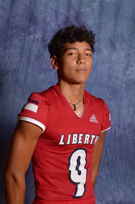 Liberty's Ashtin Kekahuna-Lopes is a member of the Nevada Preps All-Southern Nevada football team.