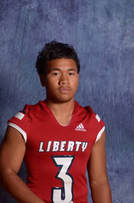 Liberty's Isaiah Lauofo is a member of the Nevada Preps All-Southern Nevada football team.