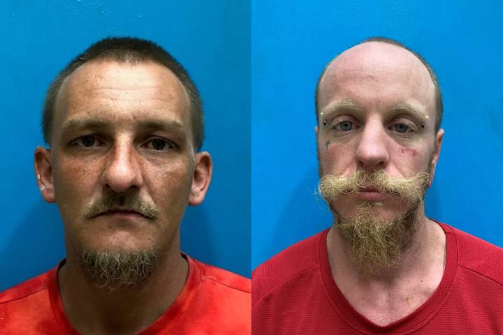 Ryan Sanders and Richard Duncan. (Nye County Sheriff's Office)