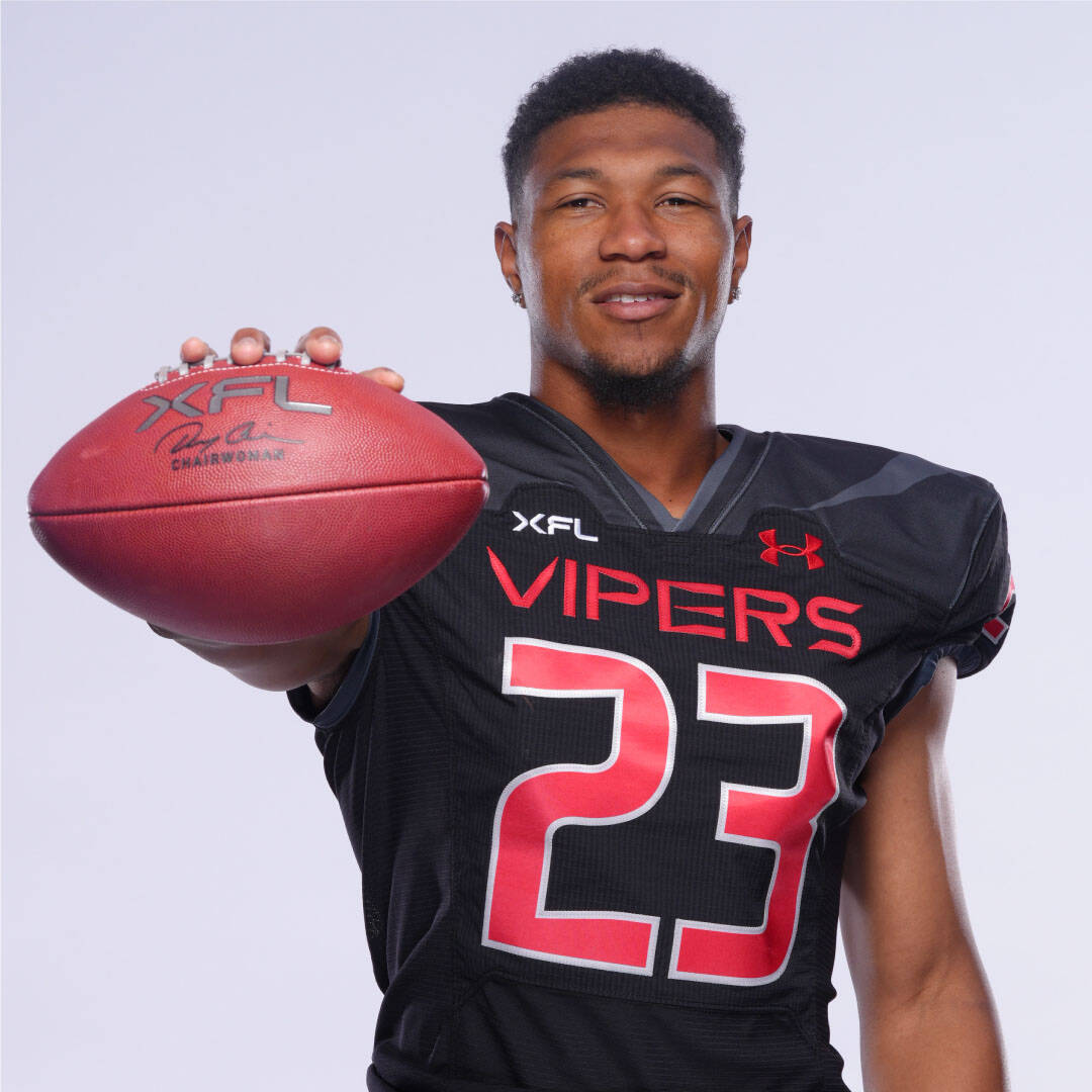 Vegas Vipers quarterback Jalan McClendon. (XFL)