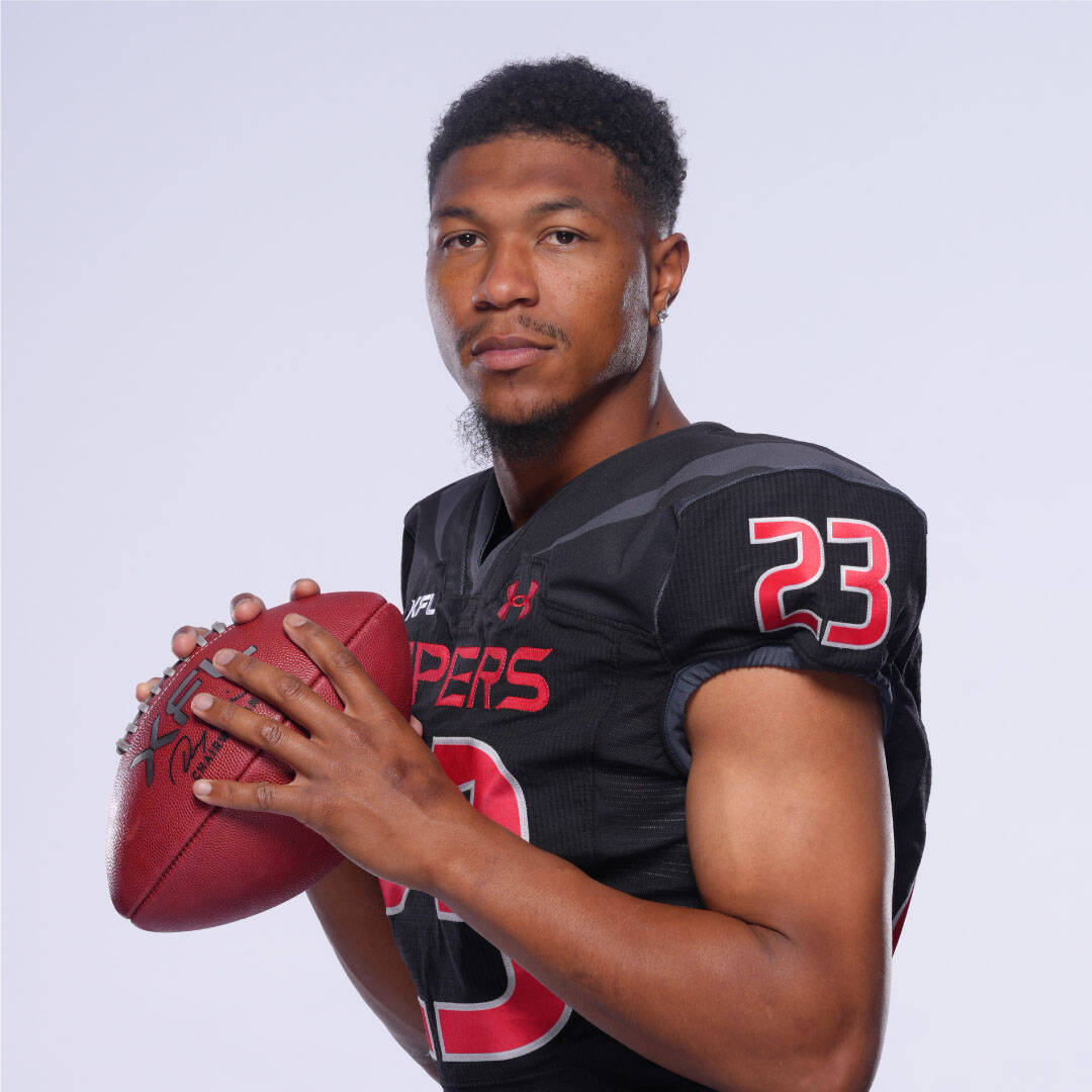 Vegas Vipers quarterback Jalan McClendon. (XFL)