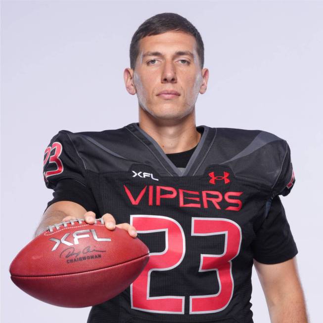 Vegas Vipers quarterback Luis Perez. (XFL)