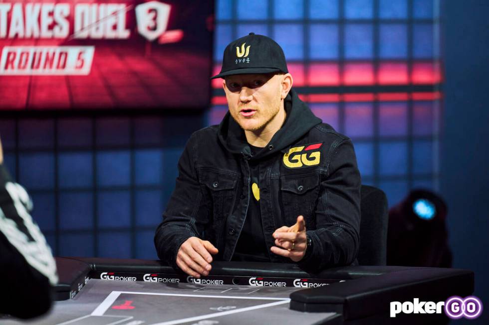 Jason Koon participates on "High Stakes Duel III" Round 5 on Wednesday, Dec. 7, 2022, at the Po ...