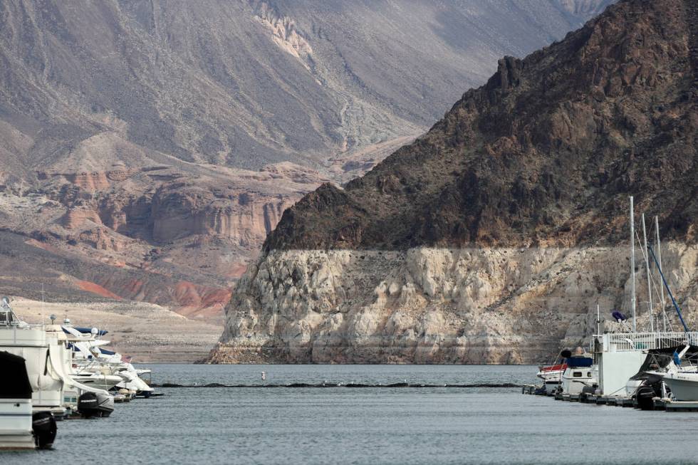 Lake Mead Marina near Boulder City Monday, Dec. 5, 2022. (K.M. Cannon/Las Vegas Review-Journal) ...