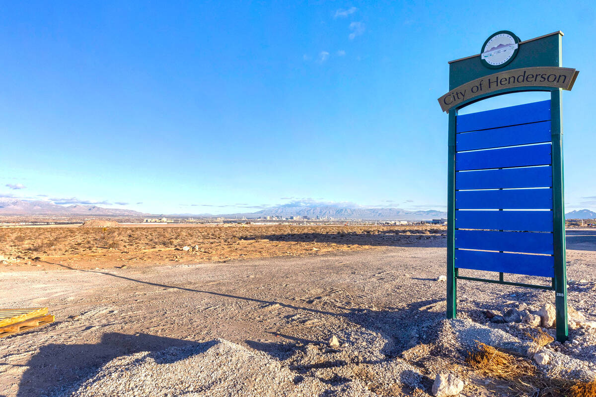 The vacant land where Station Casinos plans to build a 600-room resort at west of the Via Inspi ...