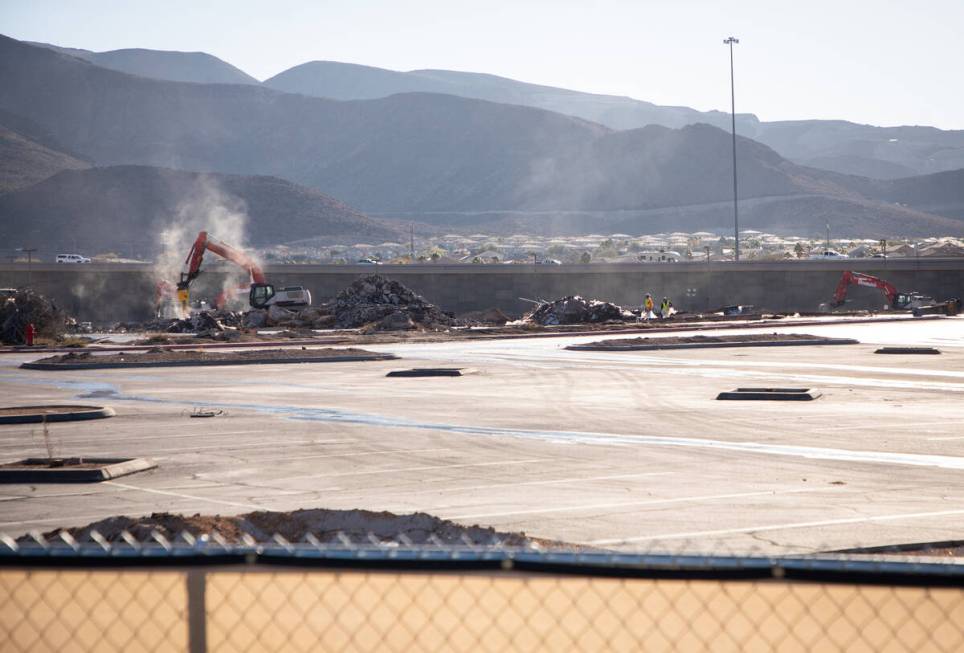 The former Fiesta Henderson site on Thursday, Dec. 8, 2022 in Henderson. The hotel-casino has b ...