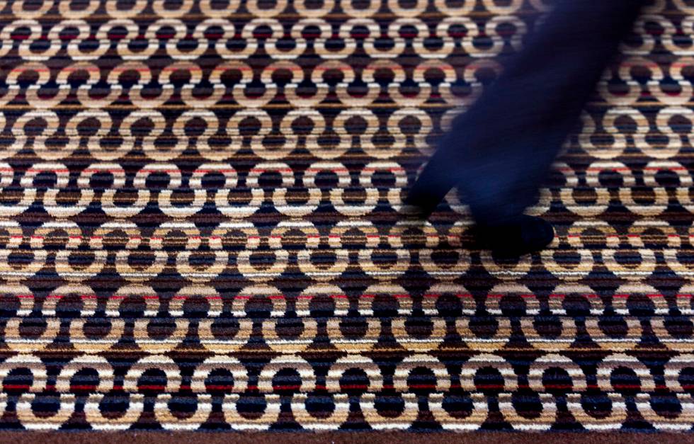 New horseshoe carpet is one of the changes within the Horseshoe Las Vegas (formerly Bally's), w ...