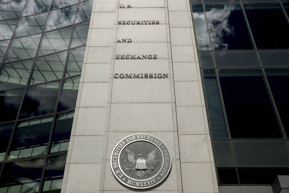 FILE - The U.S. Securities and Exchange Commission building in Washington is pictured on Aug. 5 ...