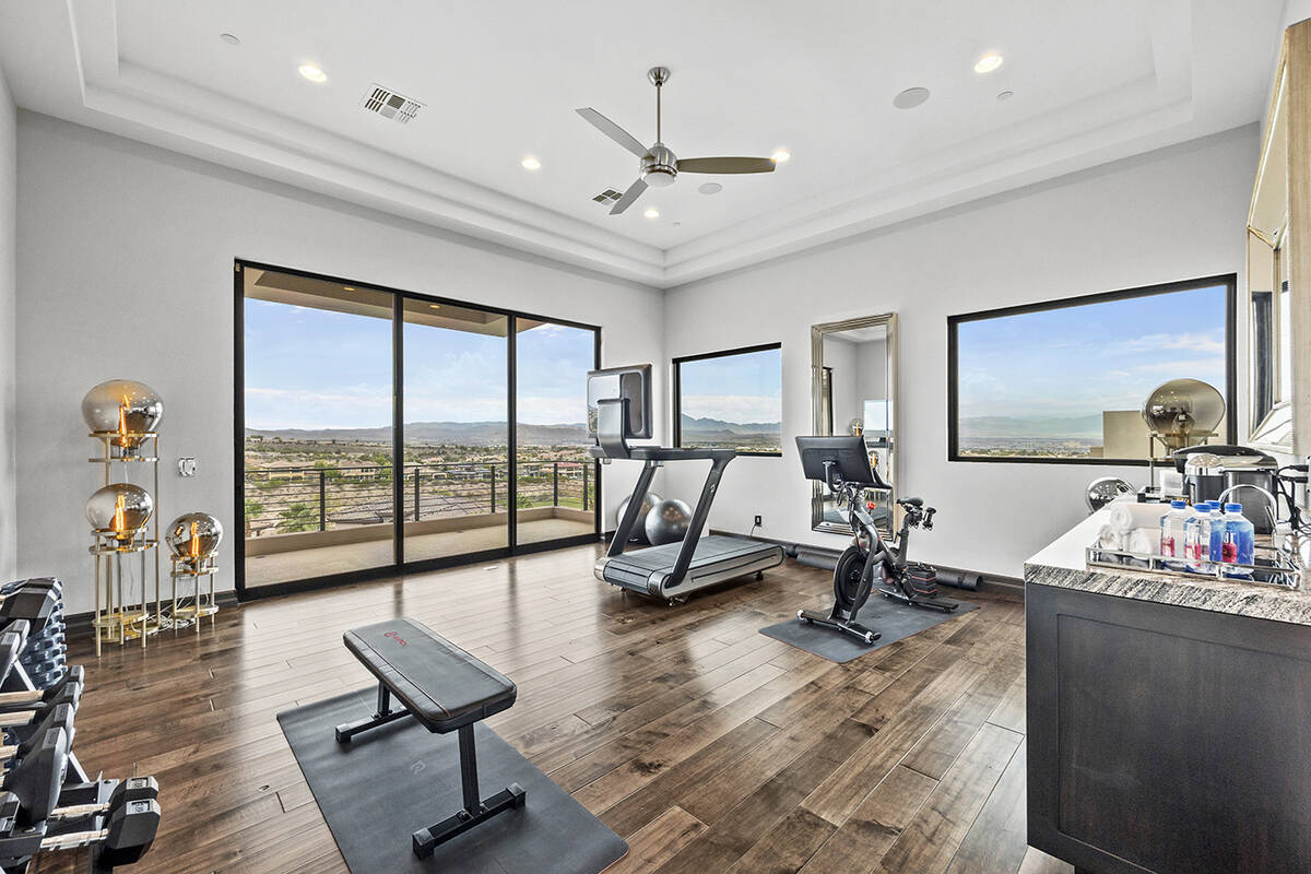 The gym. (Douglas Elliman, Nevada)