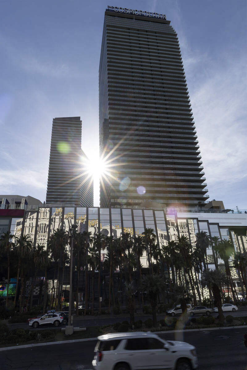 Cosmopolitan Las Vegas on Thursday, July 21, 2022, in Las Vegas. (Ellen Schmidt/Las Vegas Revie ...