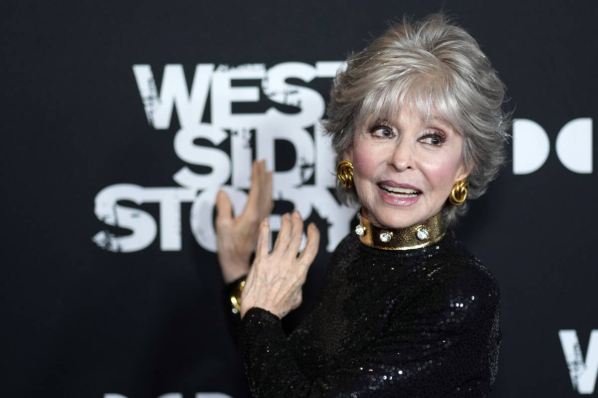 Rita Moreno attends the "West Side Story" premiere at the Rose Theater at Lincoln Cen ...