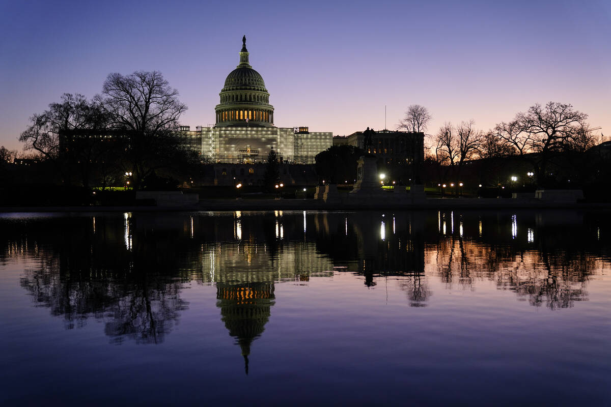 Sunrise at the U.S. Capitol on Monday, Dec. 19, 2022, as the House select committee investigati ...