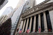 The New York Stock Exchange, Wednesday, Dec. 14, 2022, in New York. (AP Photo/Julia Nikhinson)