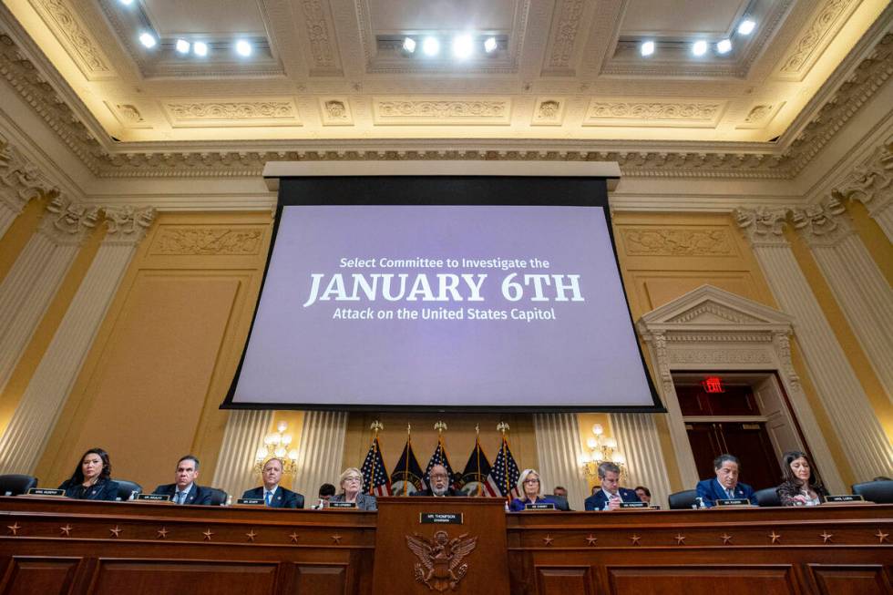 Chairman Bennie Thompson, D-Miss., speaks as the House select committee investigating the Jan. ...