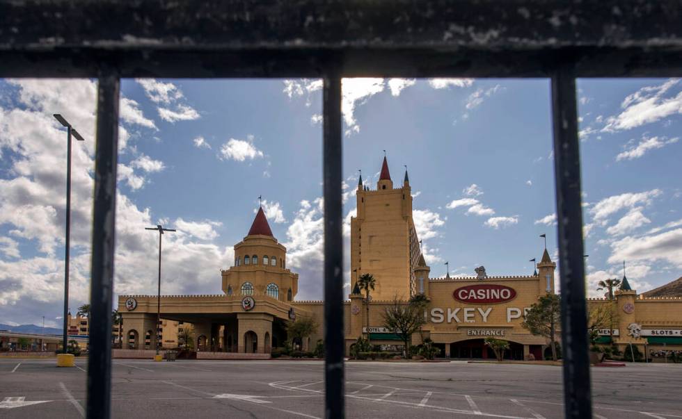 Buffalo Bill's is closed due to the novel coronavirus on Tuesday, April 7, 2020, in Primm. The ...