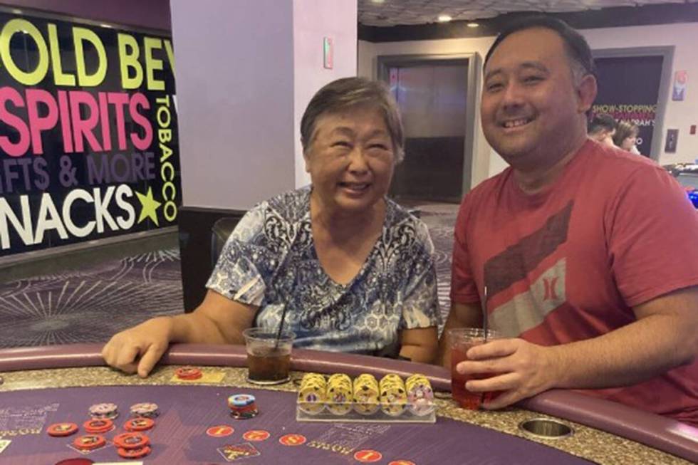 Sandra Haynes of Kauai County, Hawaii, won $125,878 playing Let It Ride at Harrah's Las Vegas o ...