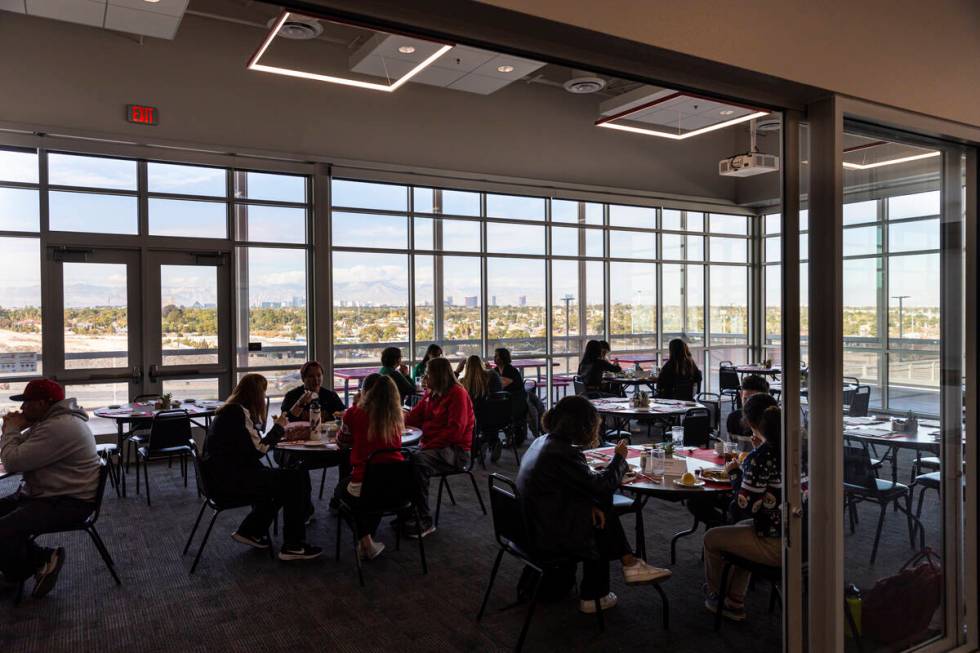 Students and staff dine at The Whitney, a student-operated restaurant at Southeast Career Techn ...