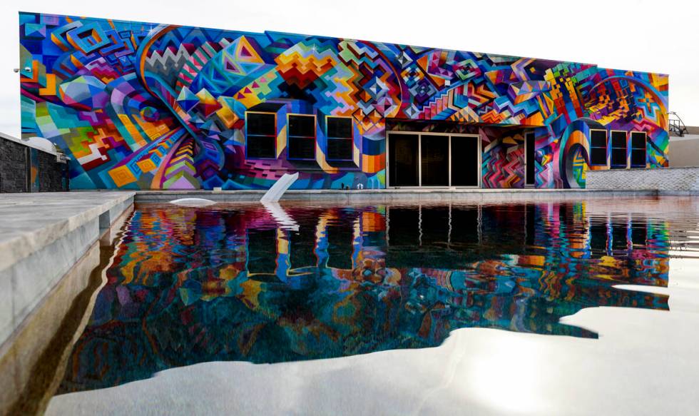 Marketing CEO Brandon Bowsky owns a home that he had a mural painted on its east and north faci ...