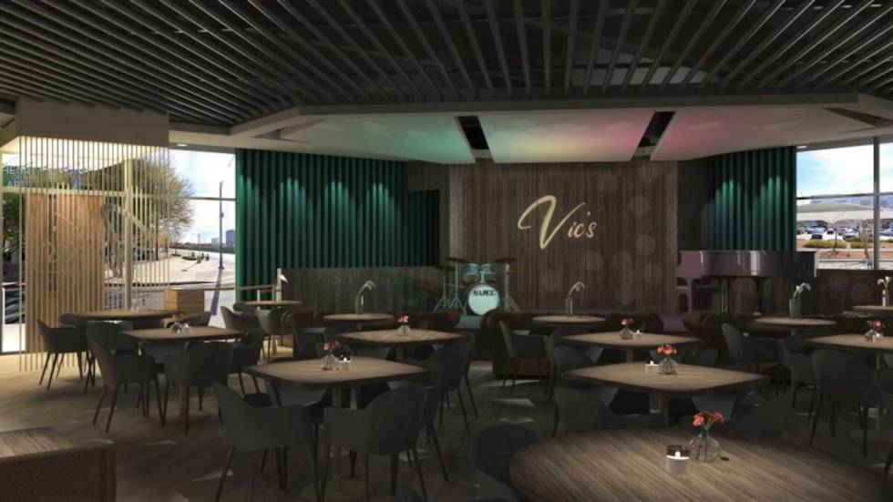 A rendering of Vic's Las Vegas, a jazz club and Italian restaurant, set to open in early Februa ...