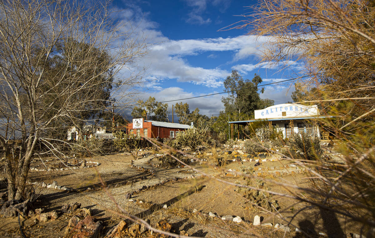 Hotel California and other buildings in Nipton, Calif., a small desert town purchased by entert ...