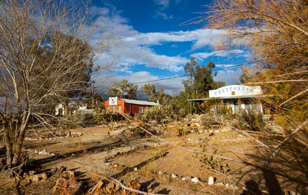 Hotel California and other buildings in Nipton, Calif., a small desert town purchased by entert ...