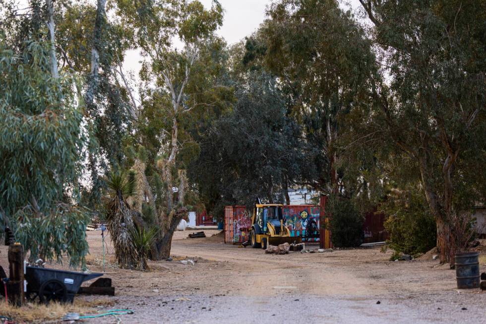 A dirt road in Nipton, Calif., a small desert town purchased by entertainment company Spiegelwo ...