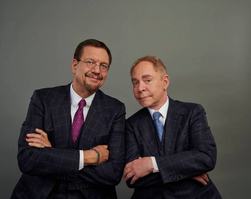 Longtime Rio headliners Penn & Teller are shown in portrait. (Penn & Teller)