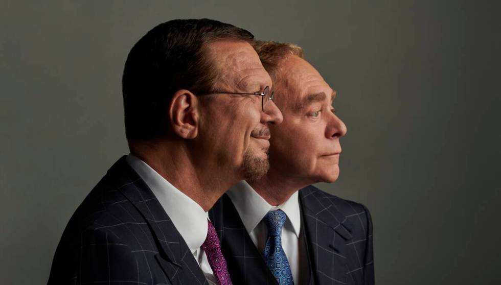 Longtime Rio headliners Penn & Teller are shown in portrait. (Penn & Teller)