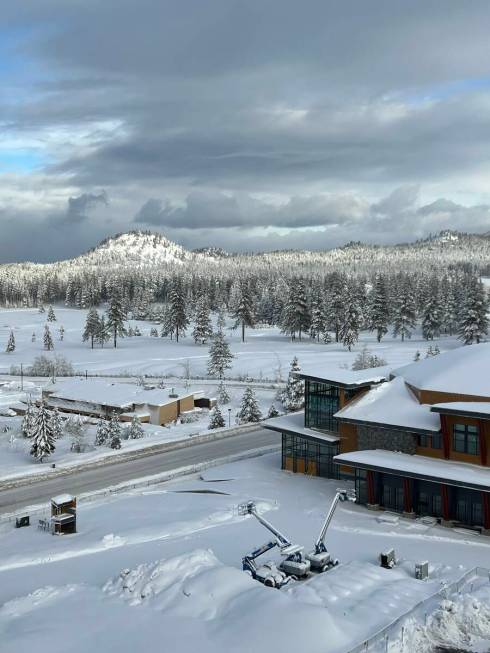 The view of Lake Tahoe from Bally's Lake Taho on Sunday, Jan. 15, 2023, after Carrot Top's show ...