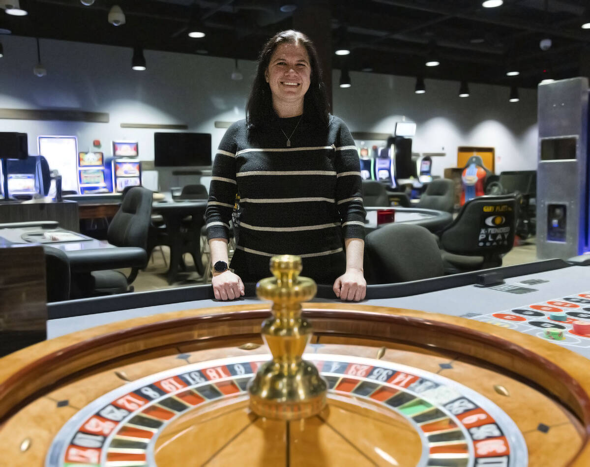 Brett Abarbanel, executive director for the UNLV International Gaming Institute, poses for a ph ...