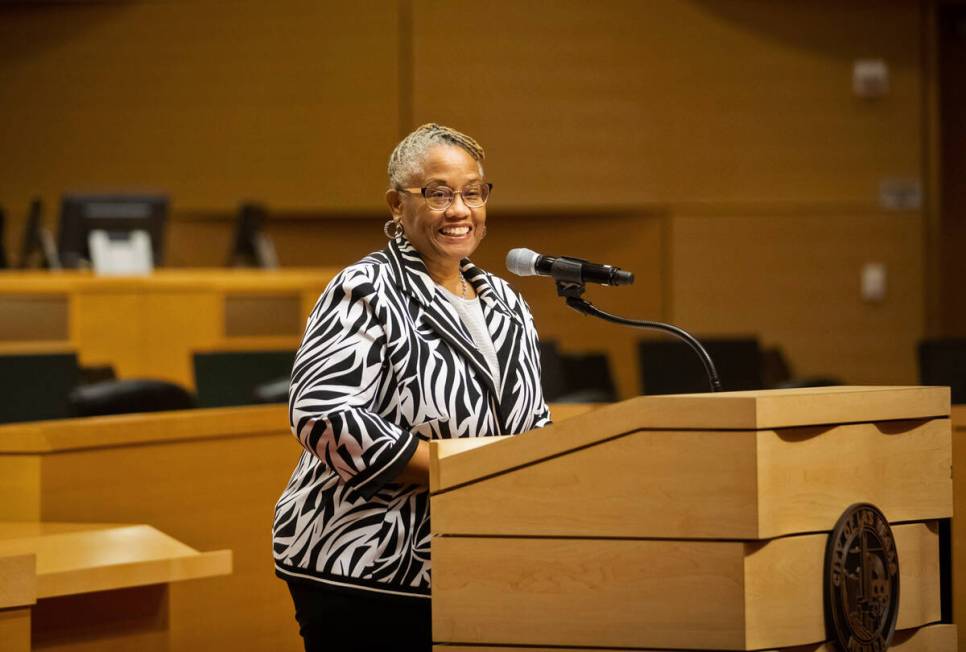 Reverend Dr. Nadia M. Parson receives the Spiritual Community Award at the 9th annual Black Tra ...