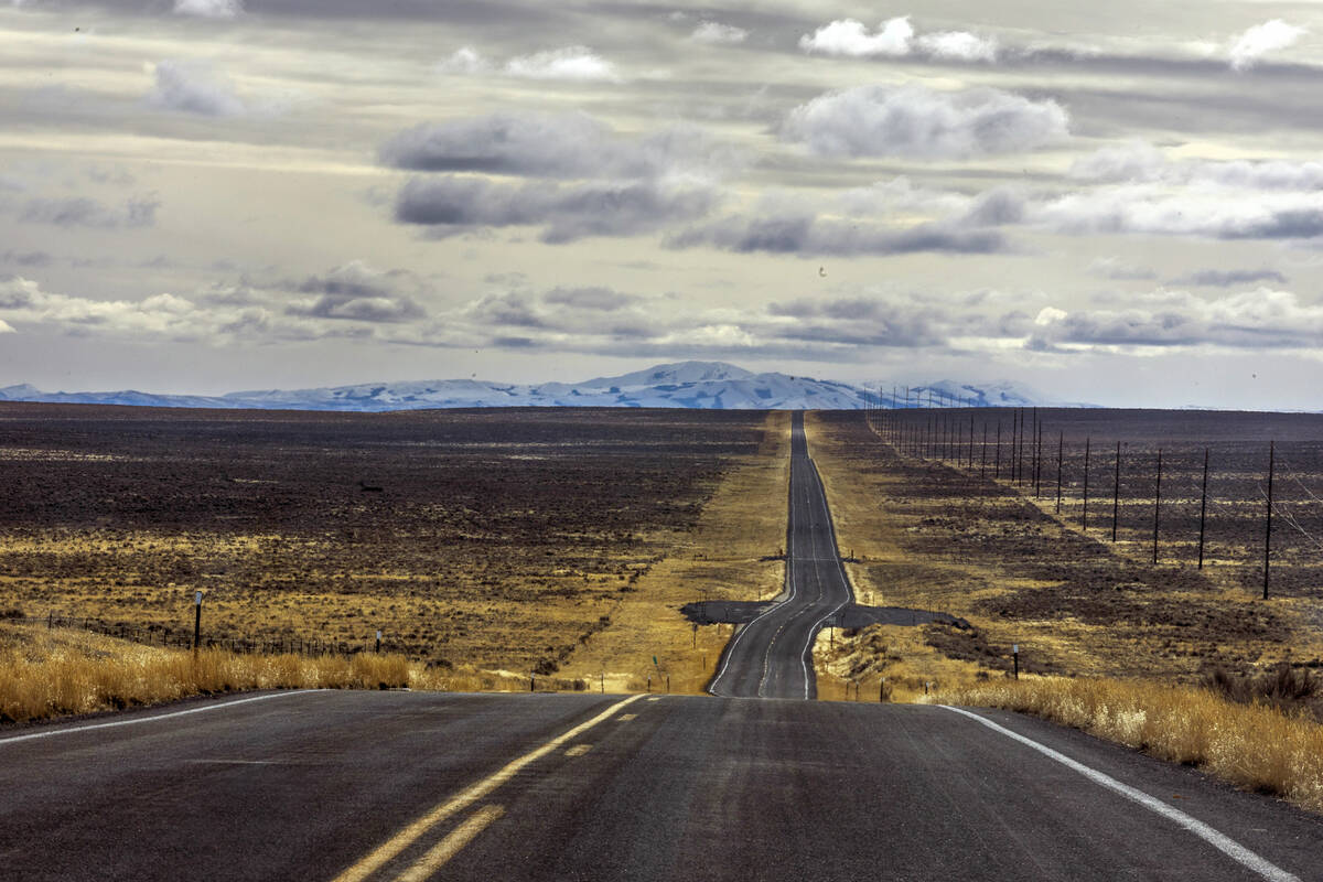 Idaho SR 51 is a long, lonely stretch between Mountain Home and the Duck Valley Indian Reservat ...