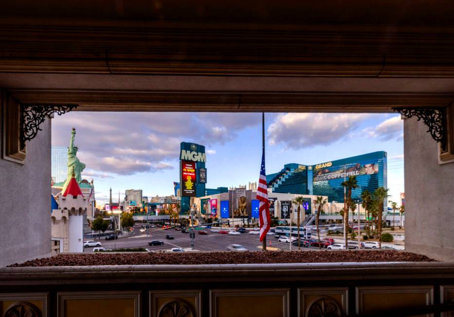 The Las Vegas Strip as a newly released lawsuit claims MGM, Caesars, Treasure Island and Wynn c ...