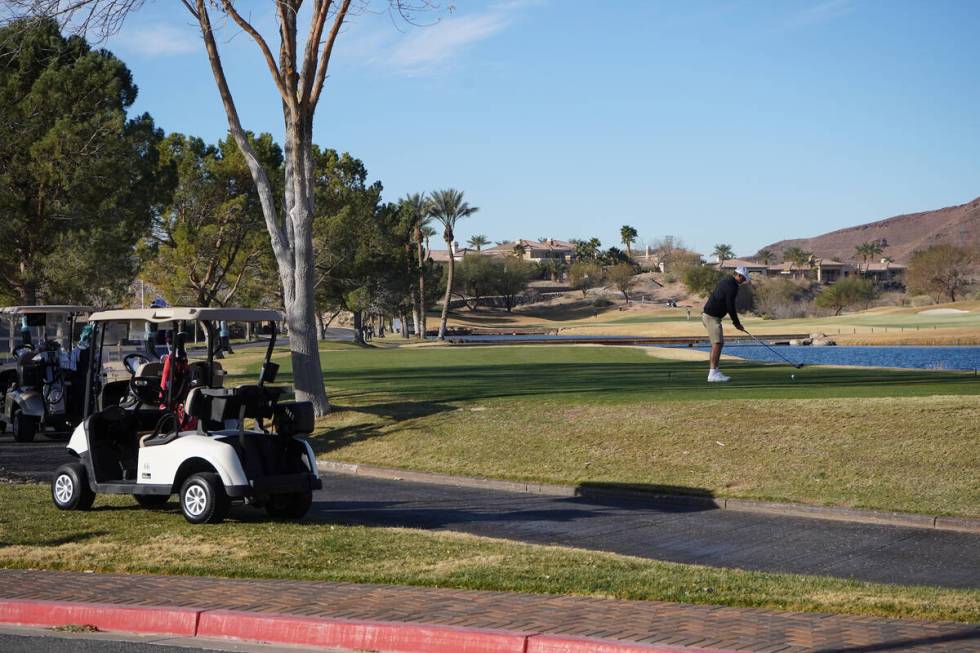 The first hole at Reflection Bay is a challenging, short par-4. (Reflection Bay Golf Club)