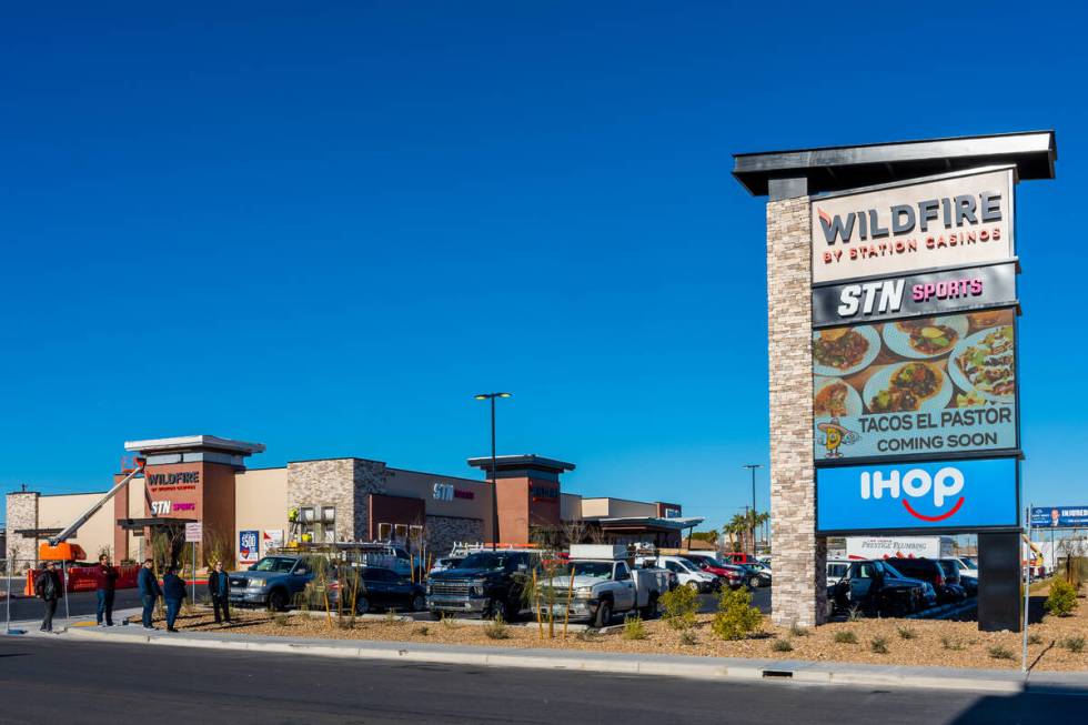 The exterior of the Wildfire Fremont Casino, 2700 E. Fremont St., in Las Vegas. The 21,000-squa ...