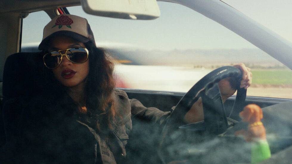 Dascha Polanco (Natalie) is seen in the “Dead Man's Hand” of "Poker Face." (Peacock)