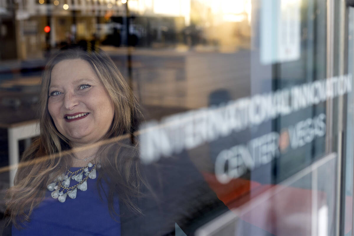 Carolyn Wheeler, executive director of the Downtown Vegas Alliance, at the International Innova ...