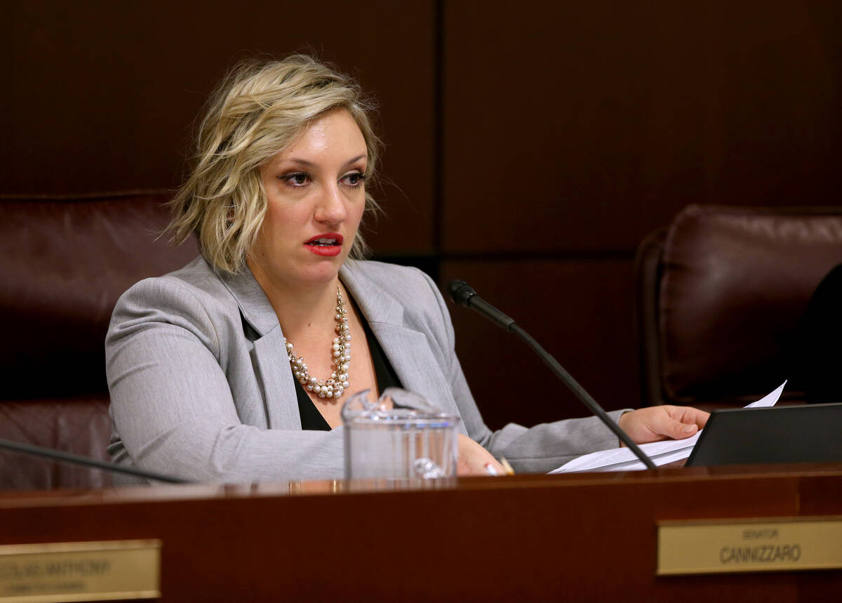 Sen. Nicole Cannizzaro, D-Las Vegas. (K.M. Cannon/Las Vegas Review-Journal) @KMCannonPhoto