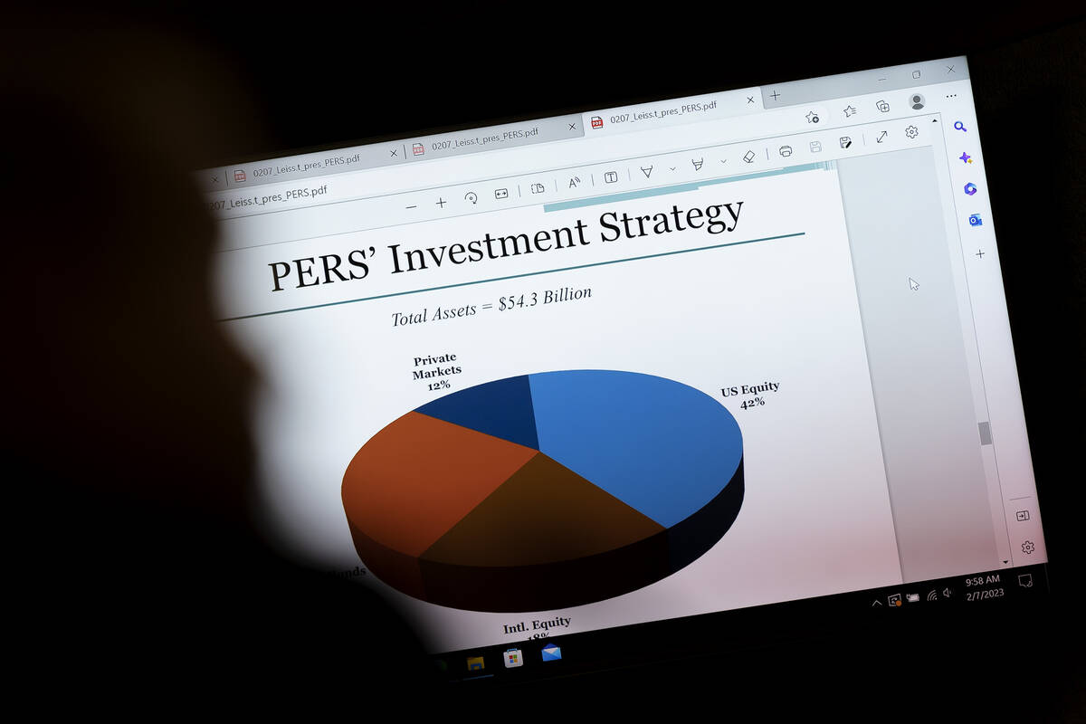 The Public Employees' Retirement System of Nevada gives a presentation to the Assembly Committe ...