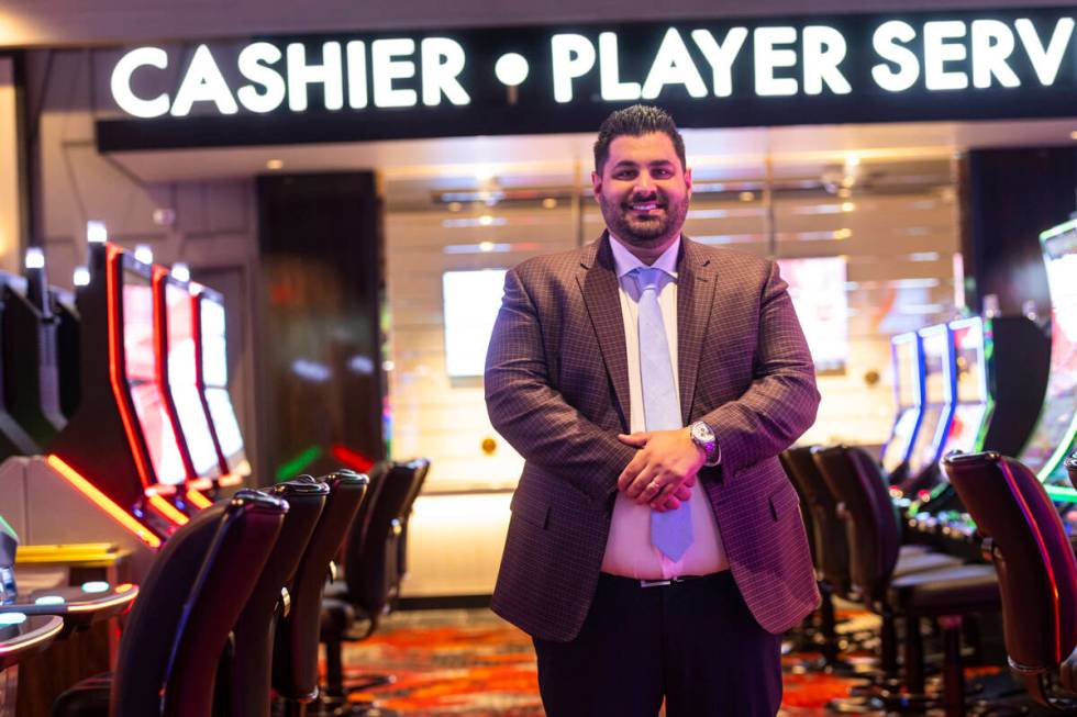 Jonathan Veltri, general manager at Wildfire Casino, slated to open this Friday, poses for a po ...