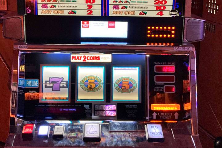 A slots player won $125,000 on Wednesday, Feb. 8, 2023, at Caesars Palace on the Las Vegas Stri ...